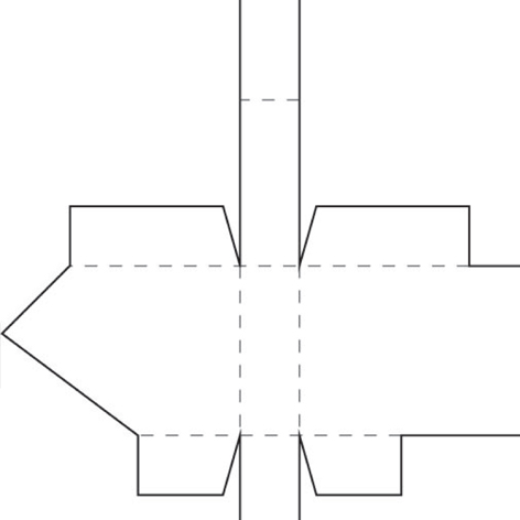 Presentation förpackning av sockar